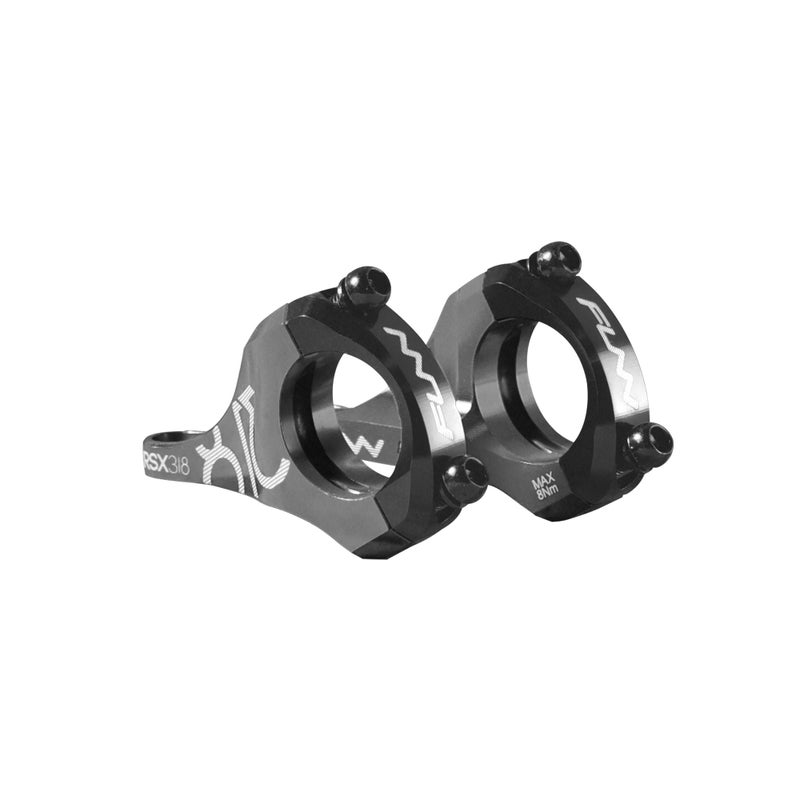 Funn RSX Mountain Bike Direct Mount Bike Stem with 31.8mm Bar Clamp, 2 Pieces Lightweight Split Design for Dual Crown Forks, Adjustable Extension 45-50mm with 20mm Rise (Gray) - Image 1